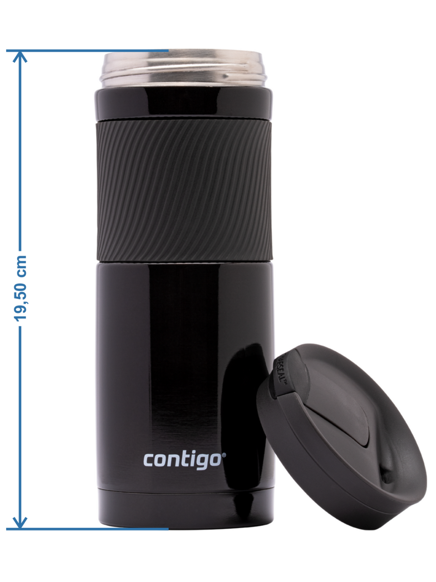 Kubek termiczny z grawerem Contigo Byron 590ml - Czarny