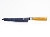 Nóż Szefa Kuchni Aka Tori ze stali damasceńskiej 8" - Kyoto Olive