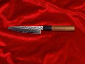 Nóż uniwersalny Aka Tori ze stali damasceńskiej 5" - Tokyo Hammer