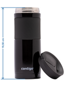 Kubek termiczny z grawerem Contigo Byron 590ml - Czarny