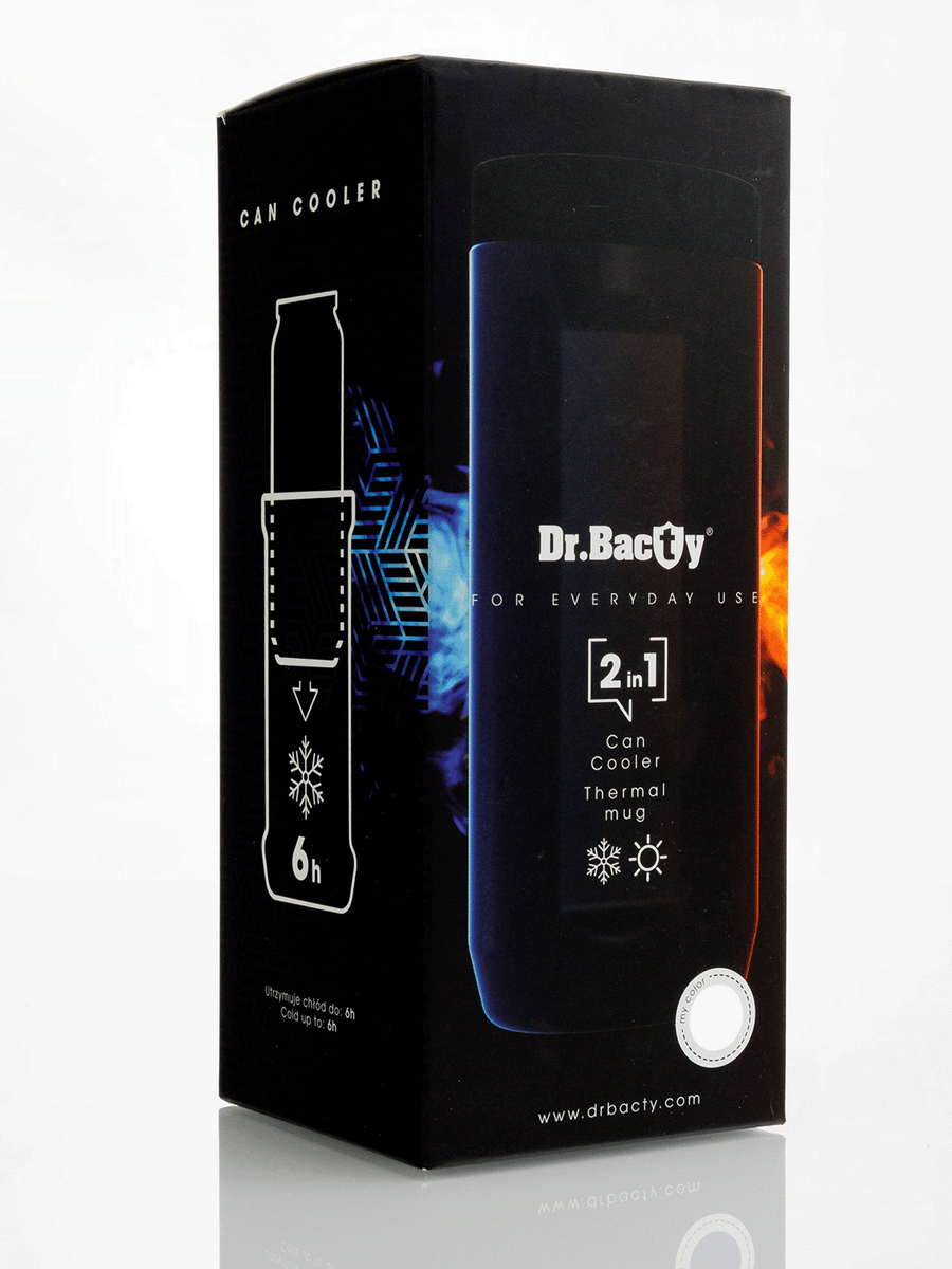 Kubek termiczny z grawerem Dr.Bacty Notus 360 ml -  biały